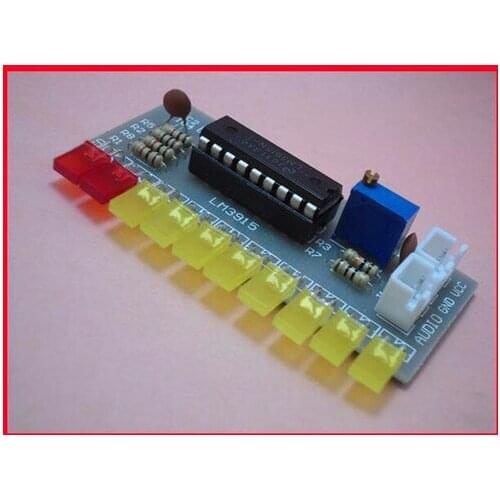 Free Shipping!!! electronic LM3915 Fun 10 segment audio level indicator Kit / level indicator