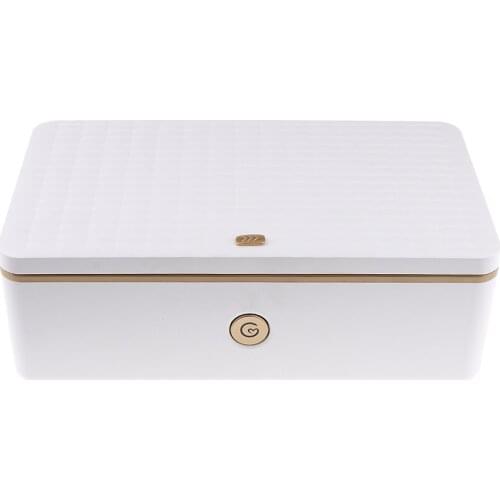 Safety LED UV Sterilizer Box Ultraviolet Light Bacteria Sanitizer, Fast Disinfection, 10.2x5.5x3.5 inches, Easy to Carry