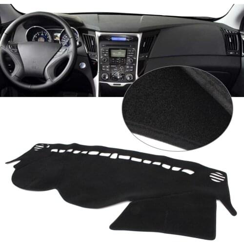 For 2010-2015 Hyundai Sonata 8 Dash Mat Dashboard Cover Dashmat 2010 2011 2012 2013 2014 2015 Car Accessories LHD