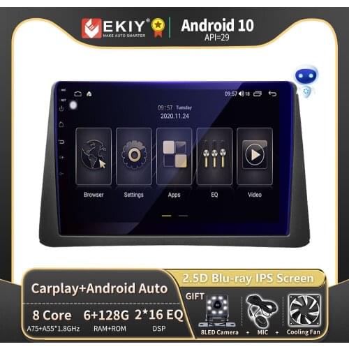 EKI Car Radio Video Multimedia Player For Opel Mokka 1 2009-2016 Stereo Navigator GPS Navi 1280*720 Android 10.0 4G WIFI DVD