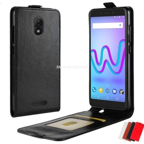 Luxury Vertical Flip Cover Wiko Jerry 3 Leather Phone Cases Telefoonhoesje for Wiko Jerry3 with Card Slot Bumper Cover Coque
