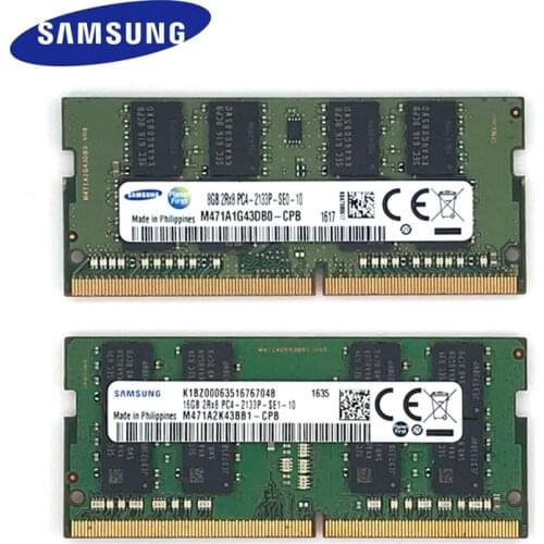 SAMSUNG DDR4 RAM 4G 8G 16G Laptop Memory RAM 2133 2400 2666MHz 1.2V DRAM Stick for Notebook laptop 4GB 8GB 16GB RAM