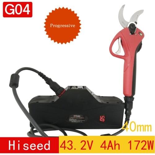 HISEED New 43.2V Li-ion Battery 100kg Shearing Force Farming Usage Electric Pruning Shears