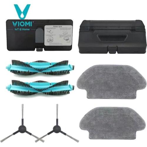 Original XIAOMI VIOMI V3/V2 PRO/ SE Robot Vacuum Cleaner Replacement Accessories Set, Dust Box, 2-in-1 Water Tank Mopping Cloth