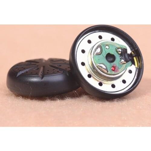 15.4mm Heavy Bass Flat Earbuds Speaker Unit MX500 Drivers Loudspeakers black white