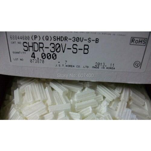 SHDR-30V-S-B CONN HOUSING SHD 30POS 1MM WHITE Connectors terminals housings 100% new and original parts SHDR-30V-S-B(P)