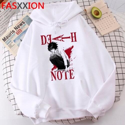 Death Note hoodies male harajuku plus size Oversized anime male clothing hoody Oversized y2k aesthetic