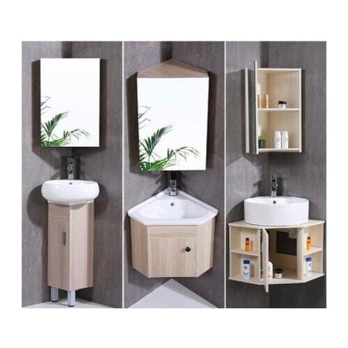 Modern minimalist oak bathroom cabinet set bathroom floor-standing lavatory, washbasin, washbasin and bathroom sink