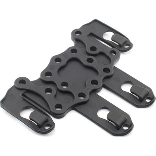 Tactical Molle CQC Hunting Holster Adapter Gun Accessories Speed Clip Platform Ambidextrous Holster Rail Case Mount