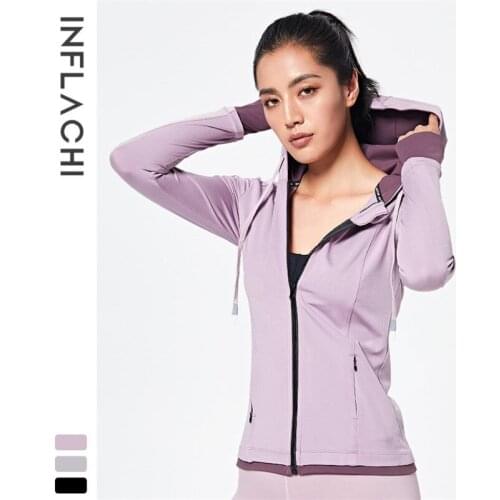 Workout Tops for Women Muscle Tank Long Sleeve Shirt With Thumb Hole Lightweight Full Zip Running Track Jacket Hoodie Sweaters