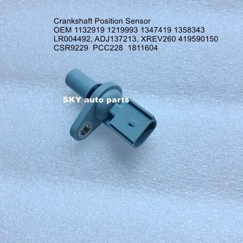High Quality Crankshaft Position Sensor OEM 1132919 1219993 1347419 1358343 1811604,LR004492, ADJ137213,XREV260 419590150 5pcs
