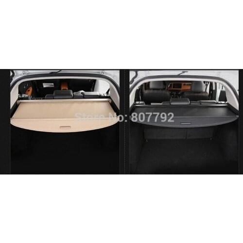 Top Quality! Rear Trunk Security Shield Cargo Cover Fit For Mazda CX-7 CX-7 2011 2012 2013 2014 2015 (Black, beige)
