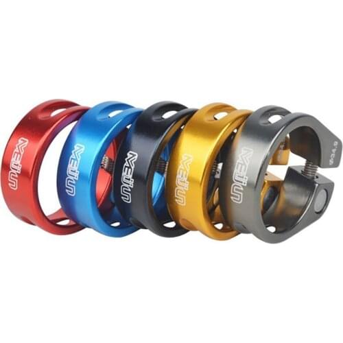 MTB Road Bicycle Seatpost Clamp Aluminum Alloy Quick Release Mountain Bike Lock Seat Post Tube Clip Clamp 31.8mm 34.9mm 1