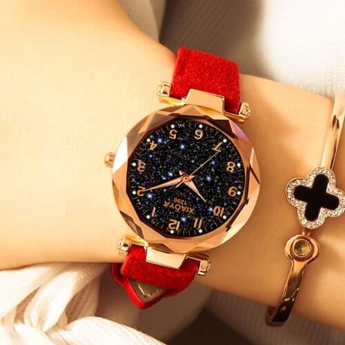 Woman Watch 2020 Top Luxury Brand Xiaoya Women Watches Personality Romantic Starry Sky Watches Women Bling Rhinestone Watches