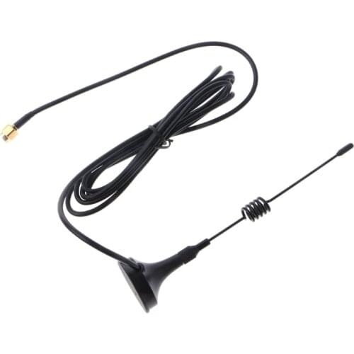 433MHz Antenna 5dbi Male RG174 Cable GSM GPRS 1.5M Magnetic Base For Ham Radio