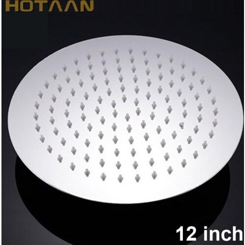 Free shipping 12 Inch 30x30cm Retail Luxury Round OverHead Shower, stainless steel Shower head, bathroom Shower