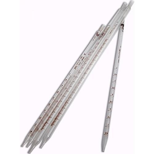 5pcs burette,Capacity 0.1ml/0.2ml/0.5ml/1ml/2ml/5ml/10ml/15ml/20ml/25ml/25ml, measuring pipette, with coding gand