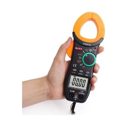 Digital clamp meter ACA AC/DCV Resistance capacitance frequency temperature NCV 3999 counts Ammeter Tester