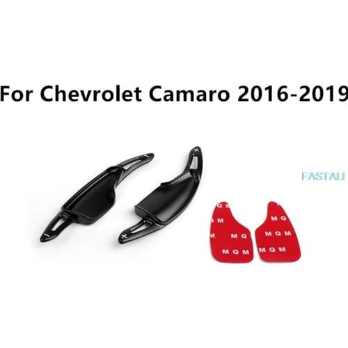 For Chevrolet Camaro16-19 black steering wheel shifter paddle decoration replacement high quality durable Free shipping
