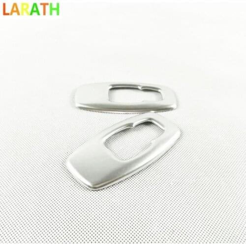 For Renault Kadjar 2016 2017 2018 car styling stick ABS matte head back rear reading light lamp trim moulding hoods panel 2pcs