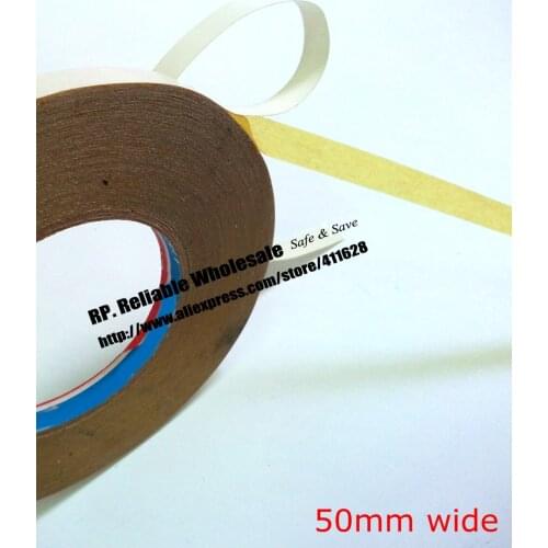 50mm wide, 30M Strong Two Sides Oil Glue Tape for Cloth, Fabric Sewing Fasten, Embroidered Adhesive, Book, Rubber Handmade DIY