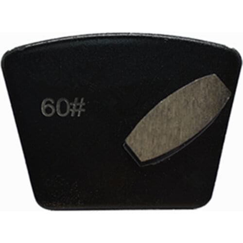 GT80 Keller Concrete Grinding Tools Two Pins Redi Lock Grinding Pads with Single Drum Segment Concrete Floor Renovation 12PCS