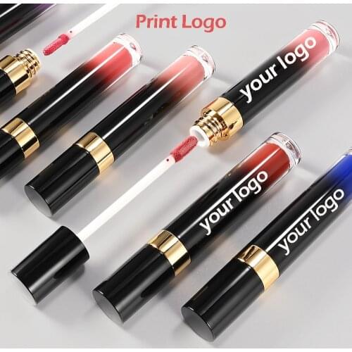 Custom Logo Matte Velvet Lip Gloss Nude Liquid Lipsticks Waterproof Long Lasting Lipgloss Makeup Sexy Lip Tint Glaze Cosmetics