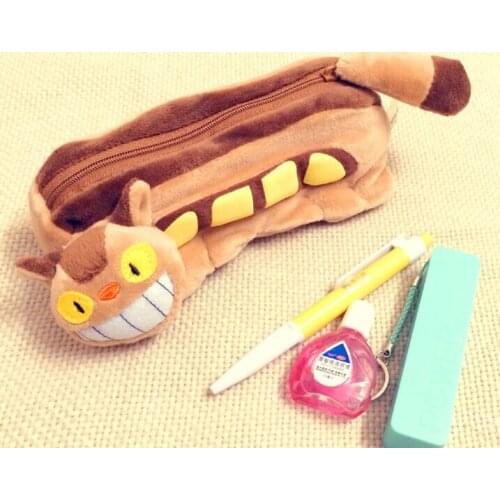 Kawaii 18CM BUS CAT Coin BAG Purse ; Plush Coin BAG Pouch Case Womens Handbag Makeup BAG Pouch Pocket Purse