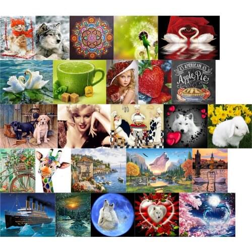 L7161 Howling Wolf cross stitch kit people 18ct 14ct UNprinting11ct count canvas stitches embroidery DIY handmade needlework