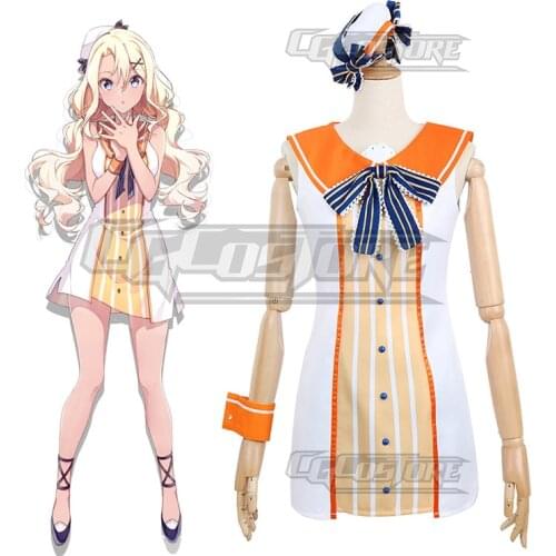 Lapis Re:LiGHTs Sugar Pockets Ratura Cosplay Costume Anime Dresses Christmas Halloween Free Shipping CG872LHY-1
