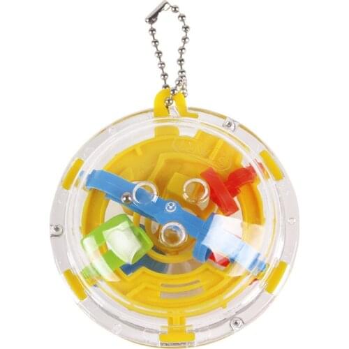 Mini Labyrinth Board Games Ball Moving 3D Maze Puzzle Board Games for Children Adult IQ Maze Toys Kids Family Table Games