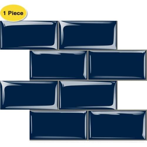 Erzaa Big Size Thicker Self Adhesive Mosaic Wall Tiles Peel and Stick Backsplash for Kitchen