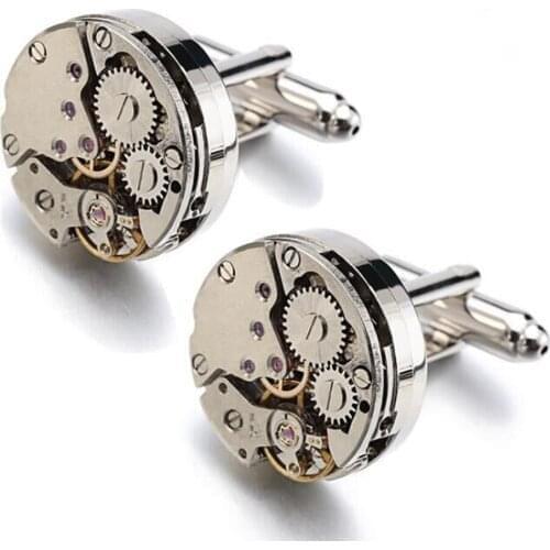 50pcs/New Mechanical Watch Core cufflinks