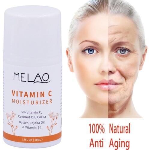 MELAO VC Whitening Repair Cream-Vitamin C E Hyaluronic Acid Aloe Extract Retinol Moisturizing Whitening Anti-wrinkle Cream TSLM2
