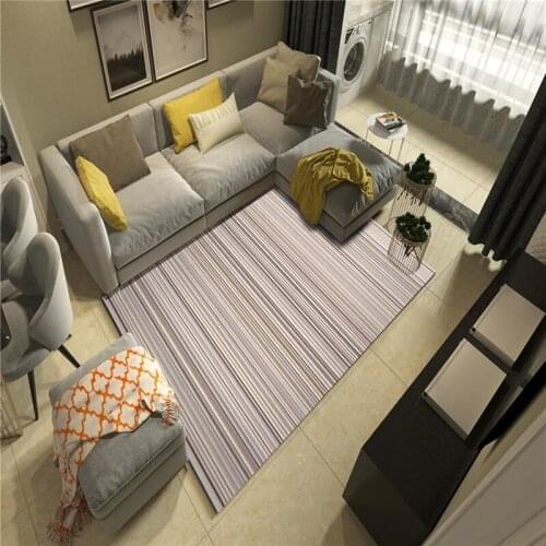 Simple black and white geometric lattice carpet bedroom living room decoration carpet bathroom non-slip mat modern rectangular f