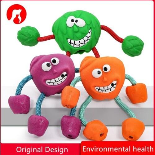 Dog Rubber Ball Toys Sound Molar Teeth Resistant to Bites and Leakage Relieving Borrowing Large and Medium-sized Dog Pet Toys