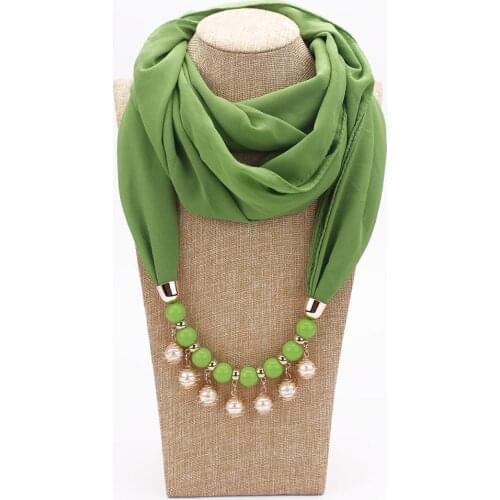 HONGHUACI New design Fashion pendant scarves tassel beads scarf women Scarves head scarf Pendant free shipping