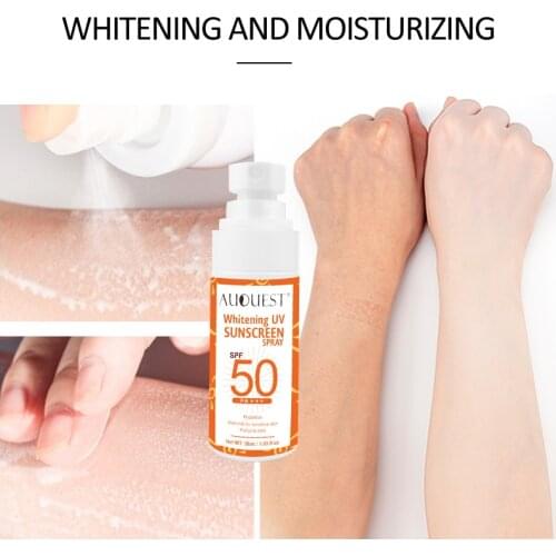 Oil-free spray UV protection sunscreen spray SPF50 water sunscreen beach sports instant whitening lotion body sunscreen spray