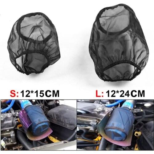 Universal Car Cone Air Filter Protective Cover Waterproof Oilproof Dustproof for High Flow Air Intake Filters