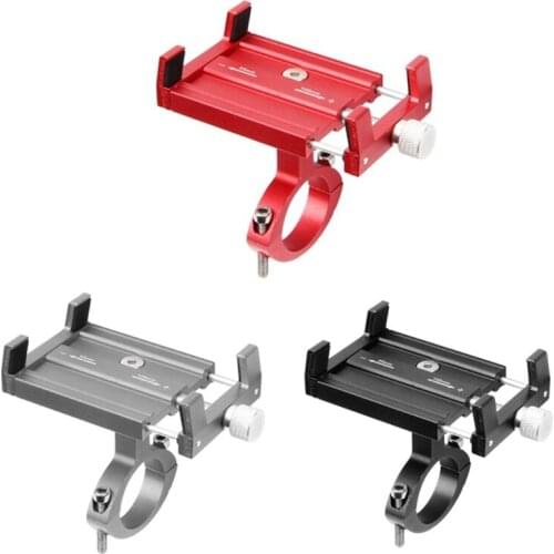 Universal Phone Holder Adjustable Motorcycle Handlebar Mount Handle Aluminum Alloy Bike Bicycle Phone Support For Phone GPS