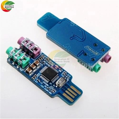 Ziqqucu CM108 USB driver can be used with USB sound card, notebook computer, external sound card module