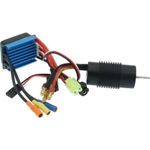 RCAWD 25A Waterproof Esc Electronic Speed Controller+2040 Kv4800 Brushless Motor Inrunner Combo For Rc Hobby Model Car Boat Hsp