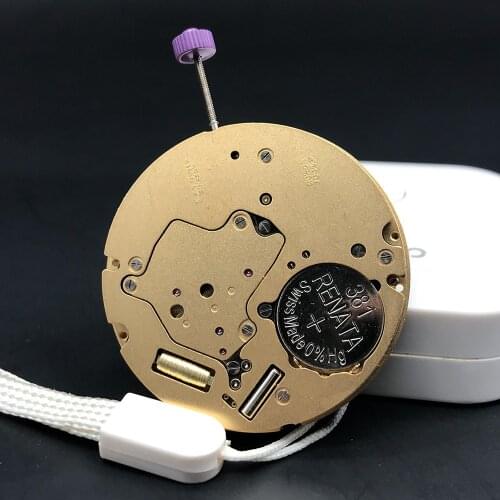 Top Quality Quartz Movement Ronda 7004P/7004.P Golden Plated Functional Watch Parts for Luxury Brand Watches 2021