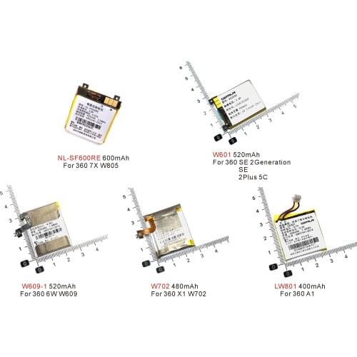W601 NL-SF600RE W609-1 W702 LW801 battery For 360 child 7X W805 6W W609 X1 W702 A1 SE 2 Generation SE2Plus 5C Smart Watch Li-ion
