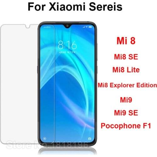 Xiaomi Mi 9 Mi9 Tempered Glass Xiaomi Mi8 Mi 8 Lite Screen Protector For Xiaomi M9 Mi8 Mi8 SE Case Glass Phone Film Pocophone F1