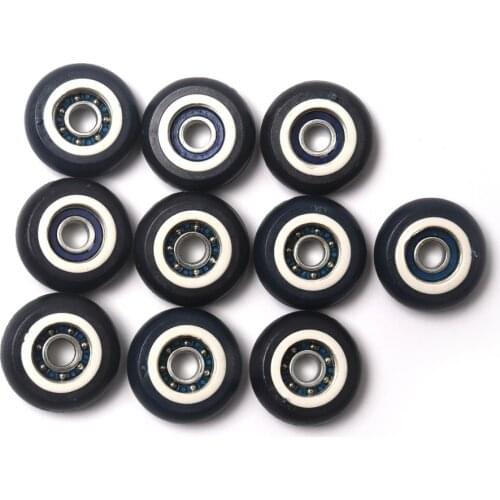 10Pcs/lot Diameter 23mm Sliding Shower Door Roller Wheel Pulley 695ZZ Embedded Bearing Deep Grooved Bearing Roller Wheel Runner