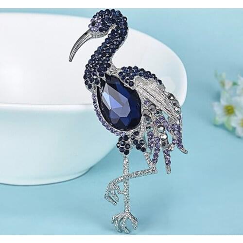 12pcs/lot Wholesale Big Size Birds Brooch Pin Women Gifts Brooches Bouquet Antique Gold Hijab Accessories Women Brooches