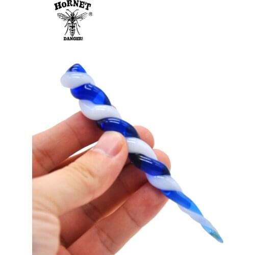 4.45 Inch Wax Dab Tool Premium Glass Dabbler Colorful Thick Pyrex Dabber Tools smoking accessories Wholesale