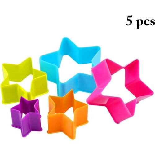 5pcs Cookie Cutter Chocolate cake Mould Cake Mold/Press Cookie Biscuit Mold DIY Fondant Pastry Decorating Baking Kitchen Tools