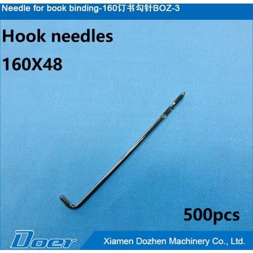 500pcs Hook needles 160X48 for Muller Martini needle size 160 and 48mm long